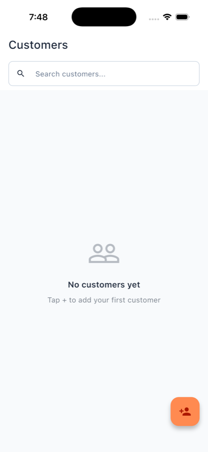 TradePro customer list for contractor CRM